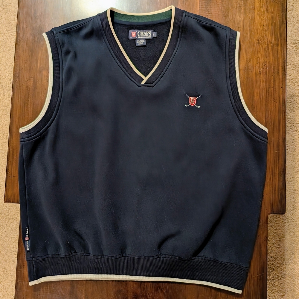 Ralph Lauren Chaps 1990s Golf Vest